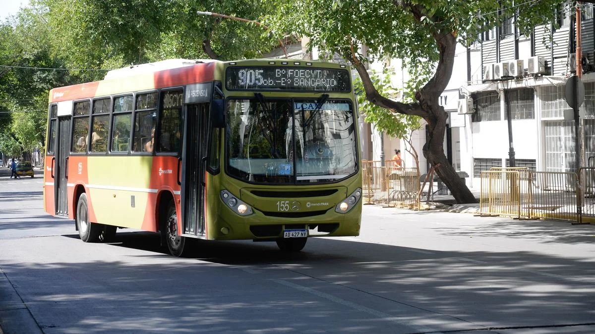 Así funcionará el transporte público en Mendoza durante el feriado del 9 de julio