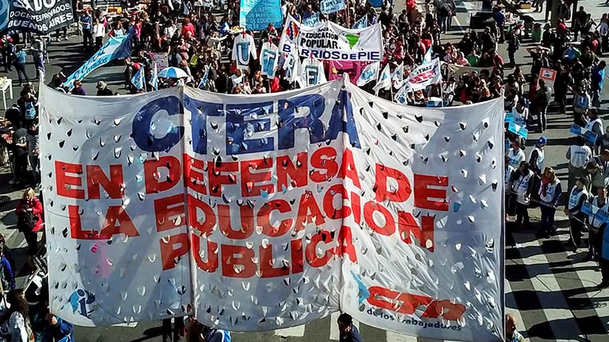 La CTERA convocó a un nuevo paro nacional la semana que viene contra el ajuste de Milei