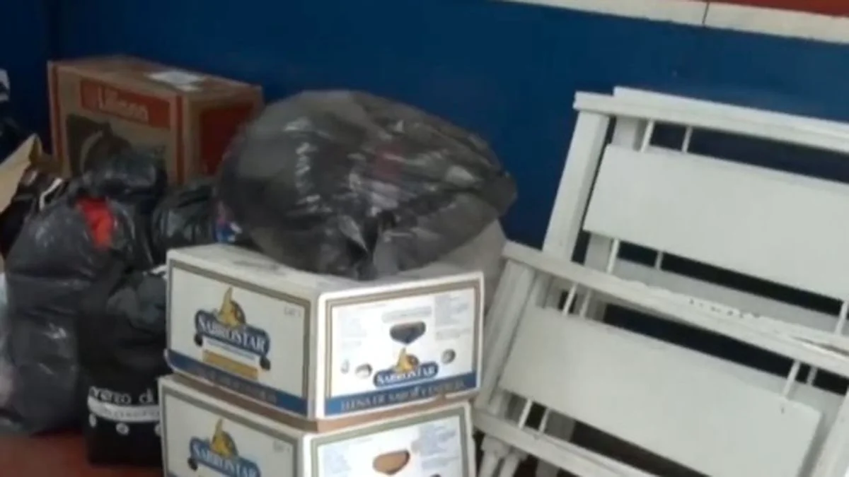 San Rafael por Bahía Blanca: reciben donaciones en el taller del piloto Gonzalo Antolín