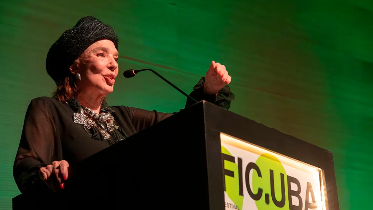 Graciela Borges recibió el Doctorado Honoris Causa en el Festival de Cine de la UBA
