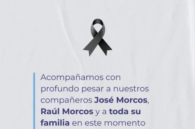 El PJ comunicó su pesar por el fallecimiento de Fausto Morcos. 