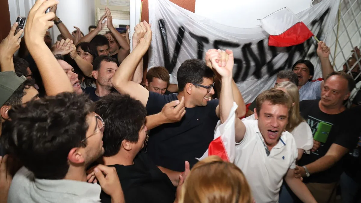 Triunfo en San Rafael: el efusivo festejo de los radicales