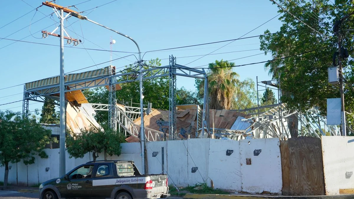 Los siete heridos en Maipú trabajaban en la obra del SUM del Polideportivo Giol, perteneciente al Municipio