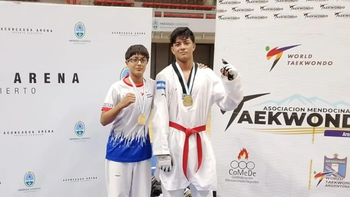 Los hermanos que ilusionan al taekwondo de Mendoza