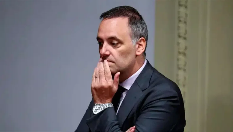El jefe de Gabinete, Manuel Adorni. 