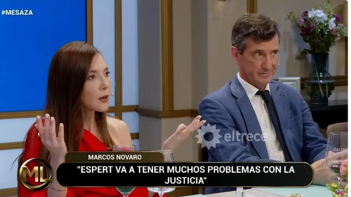 Con Petri de campaña en Mendoza, su novia periodista defendió la gestión de Milei en la mesa de Mirtha