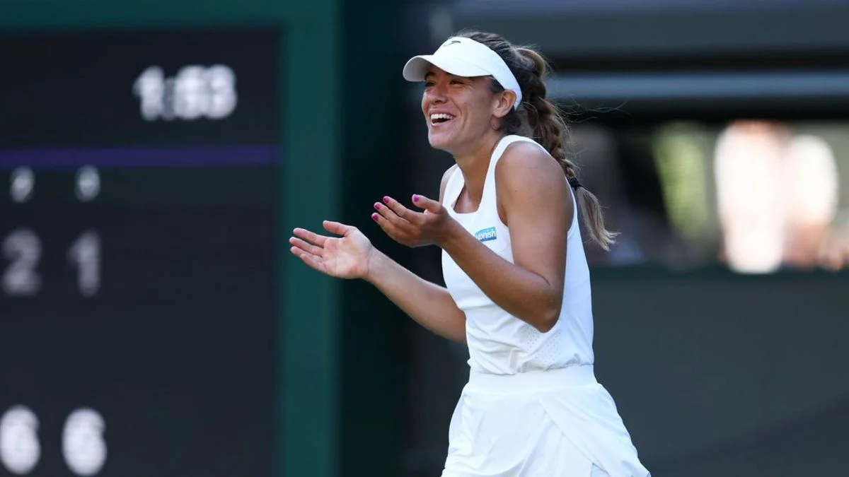 Tras hacer historia en Wimbledon, la argentina Solana Sierra será parte del museo del certamen londinense