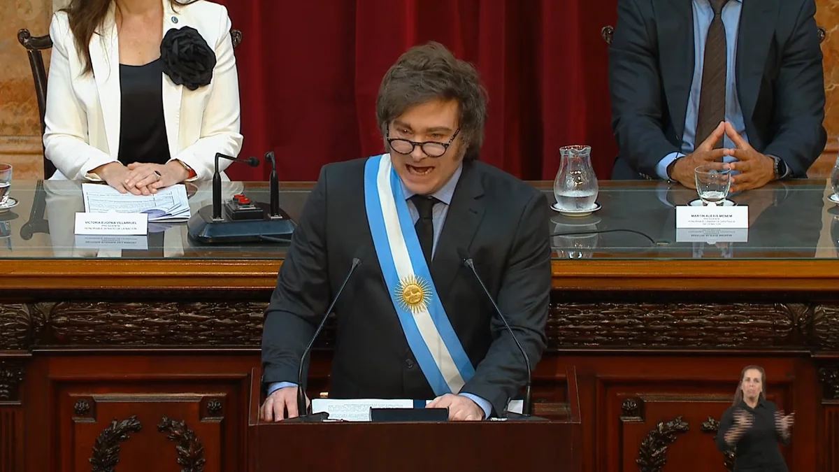 Milei invitó a los legisladores a una cena tras su paso por el Congreso