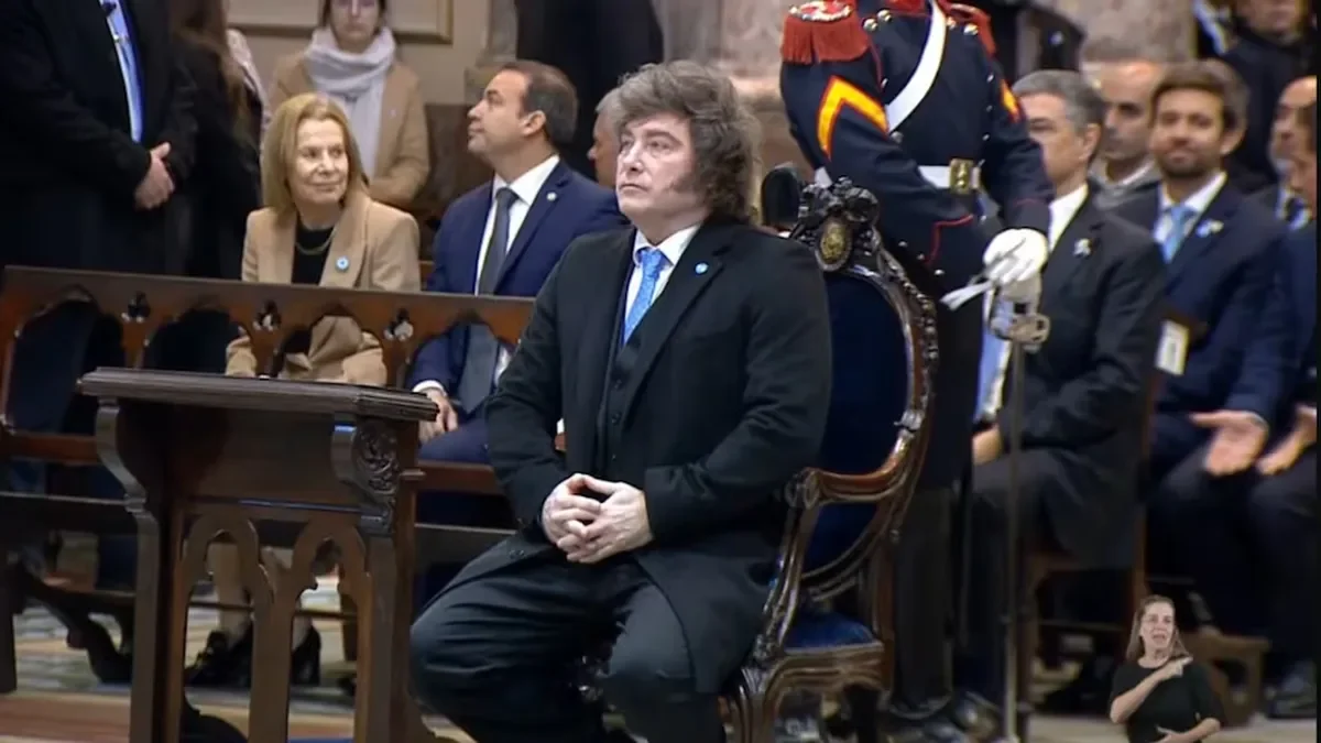 Frente a Milei, García Cuerva clamó por los jubilados, las personas con discapacidad y los informales