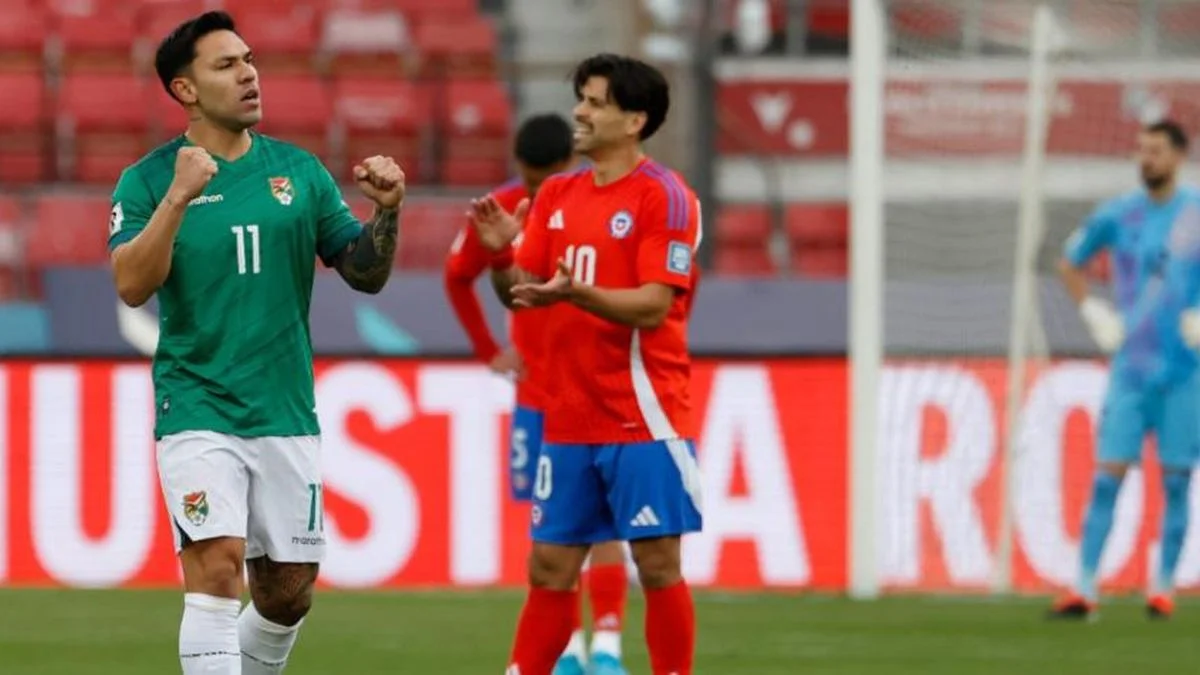 Bolivia dio el batacazo, derrotó en la altura a Chile y no jugará el Mundial 2026