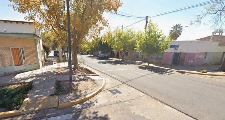 calles Pirovano y Einstein, zona donde ocurrió el hecho