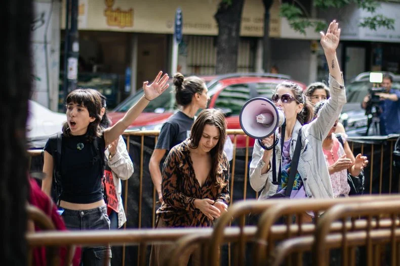 En la Legislatura se hizo oír otra protesta contra el avance del proyecto minero San Jorge