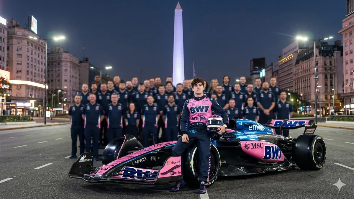¡Colapinto en Argentina! Fecha, circuito y los detalles del histórico road show con el F1 de Alpine en Palermo
