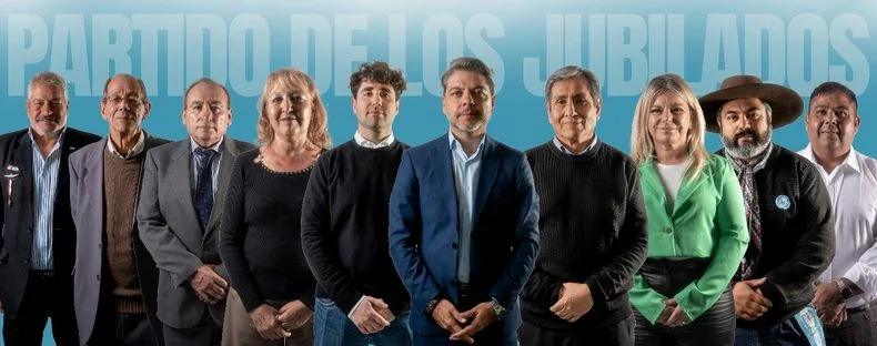 La lista del Partido de los Jubilados.&nbsp;