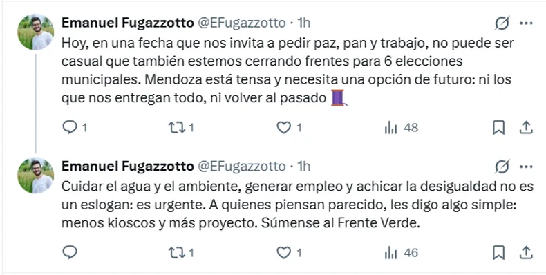 El mensaje del diputado del Partido Verde despu&eacute;s de cerrar alianzas con Libres del Sur.&nbsp;