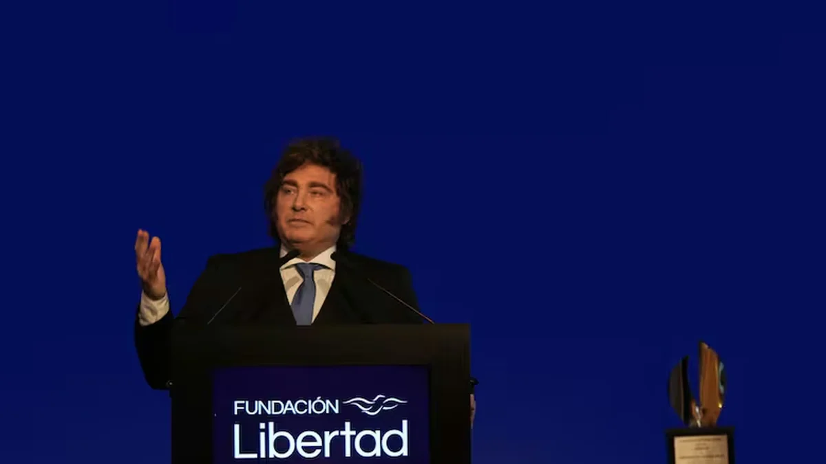 Milei dijo que "tarde o temprano la inflación va a ceder" y que lo peor ya pasó