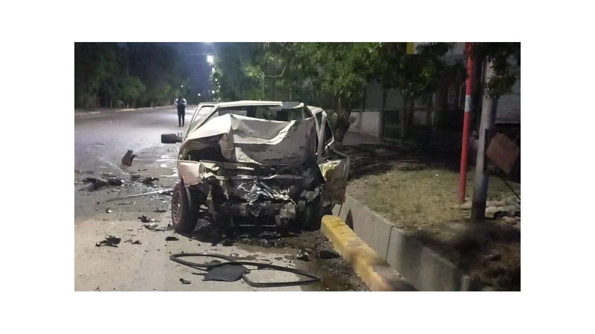 Fuerte choque frontal en Guaymallén: un automovilista muerto y un herido con graves lesiones