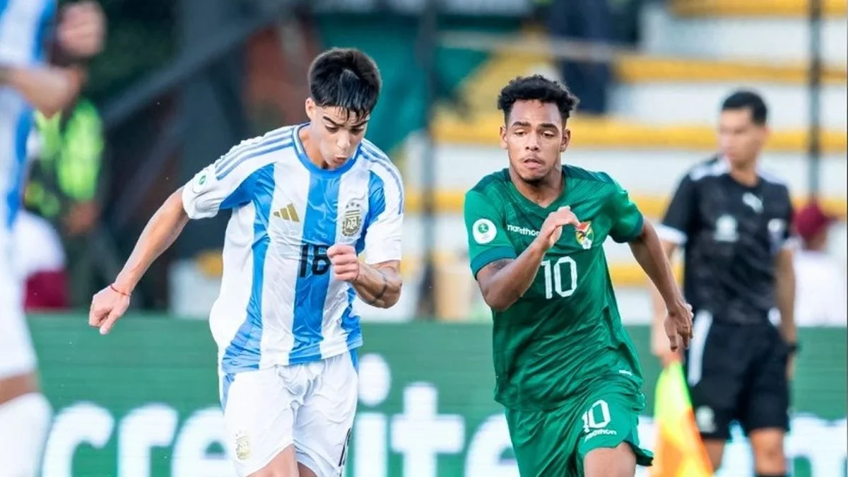 Agónico triunfo de la Selección argentina ante Bolivia en el Sudamericano Sub 20