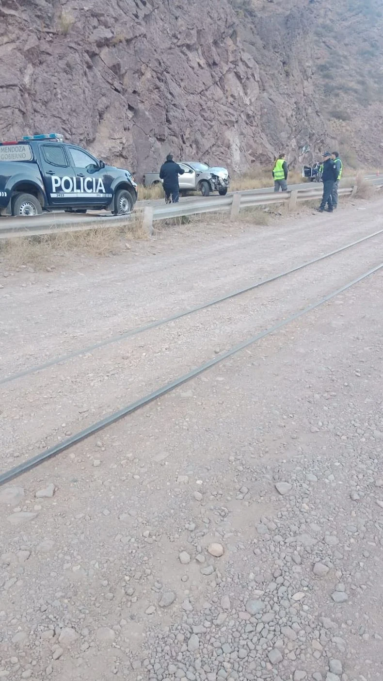 Accidente en el paso Cristo Redentor