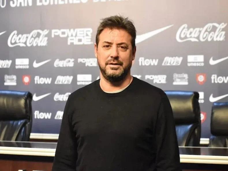 Sergio Constantino, el nuevo presidente interino de San Lorenzo.