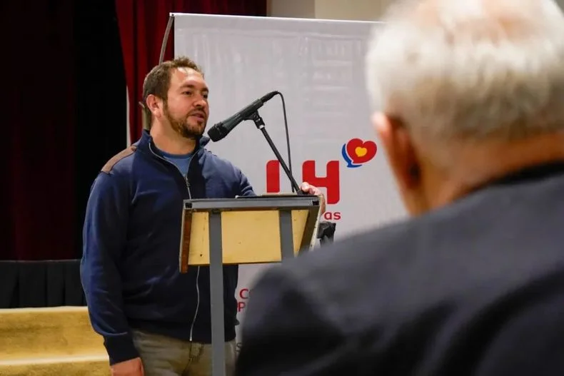 Mart&iacute;n Bustos, ex candidato a intendente de Las Heras por La Uni&oacute;n Mendocina.&nbsp;
