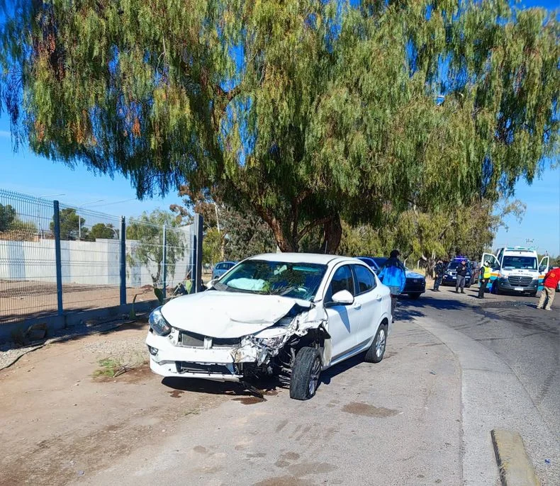 Tres heridos tras un accidente.