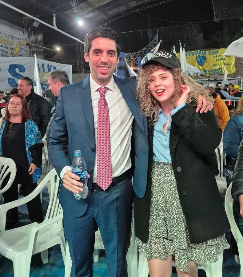 Eugenio Casielles y Lourdes Arrieta en La Matanza. 