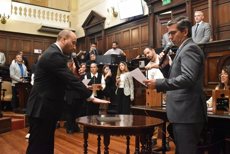 El diputado Mat&iacute;as Montes jura como vicepresidente primero de la C&aacute;mara de Diputados.&nbsp;