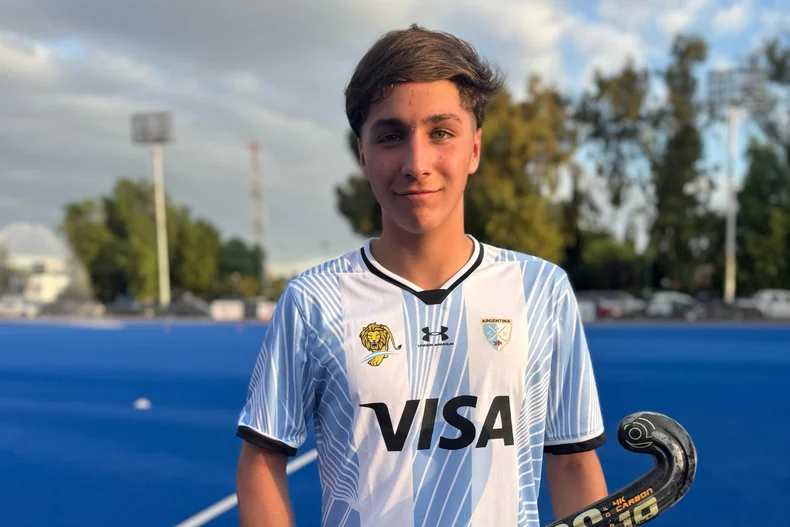 Santino Moretti, la promesa del hockey sobre césped.