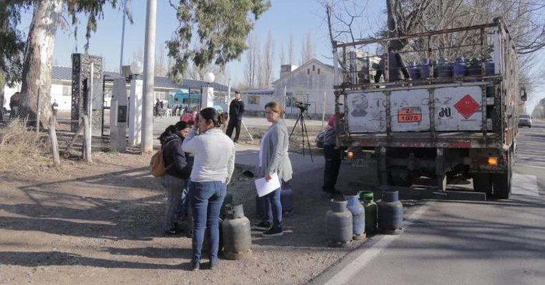 Recibí la garrafa en la puerta de tu casa