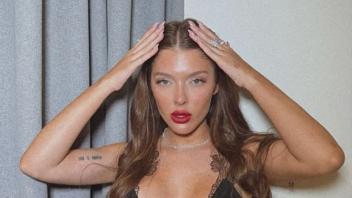 Sofía Gonet volvió a las redes con una candente producción navideña y la frase "ya sané"
