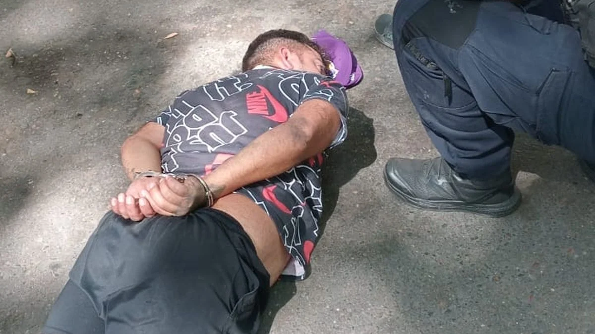 Detienen a un presunto ladrón que intentó robar un celular en pleno centro de Mendoza