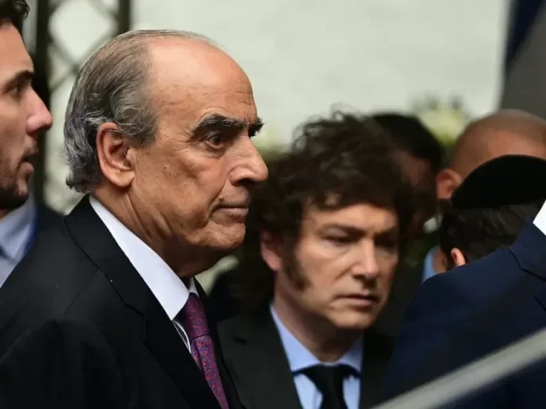 Guillermo Francos y Javier Milei.&nbsp;