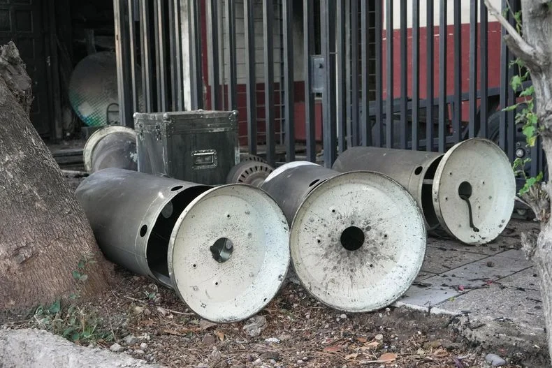 Calentadores para eventos encontrados en el domicilio del incidente.