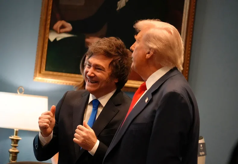 Milei es uno de los incondicionales de Trump en América Latina. 
