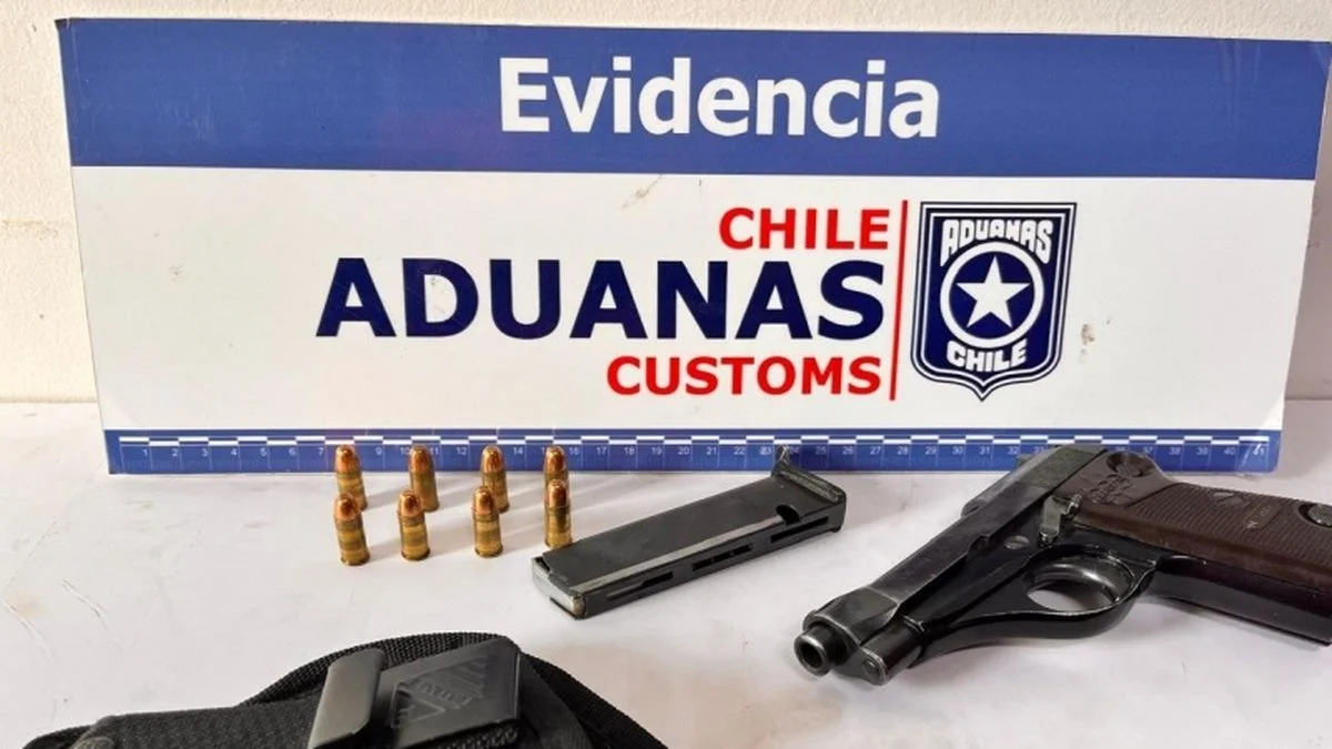 Un policía bonaerense intentó ingresar un arma a Chile y ahora deberá pagar una multa para volver al país
