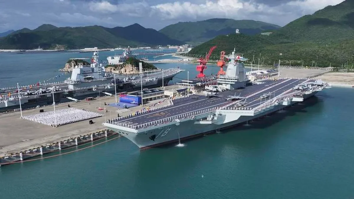 En plena guerra geopolítica por los recursos, China salió a mostrar el crecimiento de su Armada