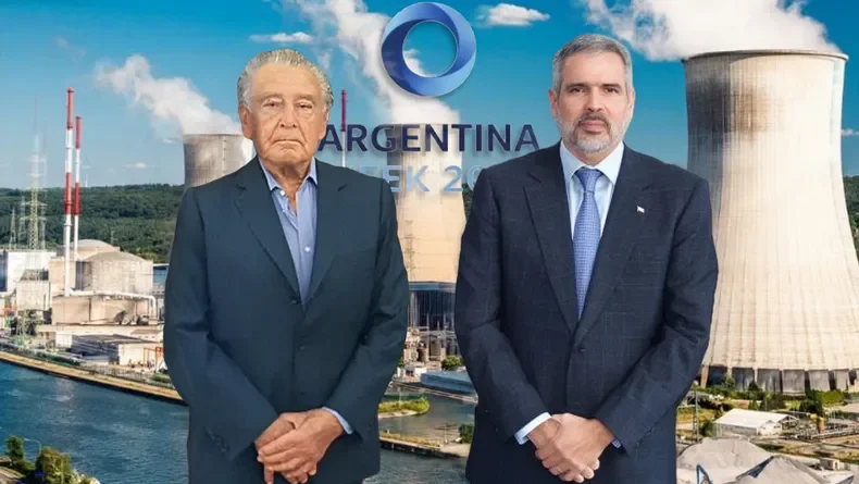 Eduardo Eurnekian y Luis Perez Companc, entre los empresarios que buscan impulsar la energía nuclear. 