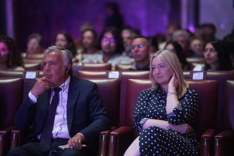 Alfredo Cornejo y Hebe Casado.&nbsp;
