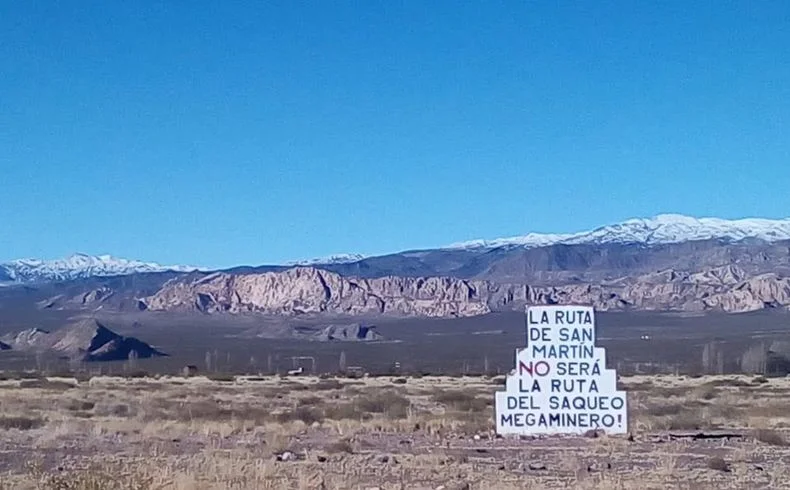 Uspallata es un bastión de resistencia contra la megaminería y el proyecto San Jorge. 