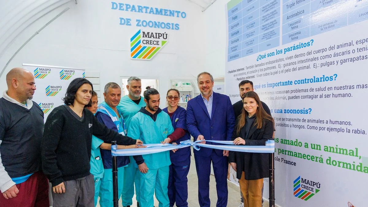 Con la presencia de Matías Stevanato, abrió un centro de atención veterinaria en Maipú
