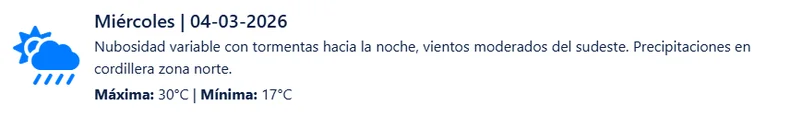 La lluvia se prepara para su regreso.
