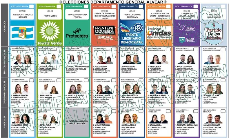 En General Alvear se votan todos los cargos el domingo con dos boletas &uacute;nicas.&nbsp;