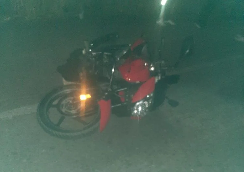 As&iacute; qued&oacute; la moto que conduc&iacute;a la v&iacute;ctima fatal del accidente.