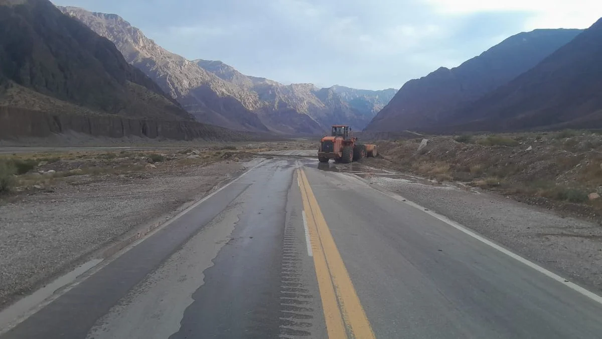 Despejaron los aludes en alta montaña y piden "extrema" precaución para circular por la Ruta Nacional 7