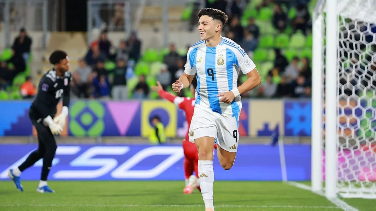 Debut y liderazgo: Argentina arrancó ganando y quedó puntero del Grupo D del Mundial Sub 20 de Chile