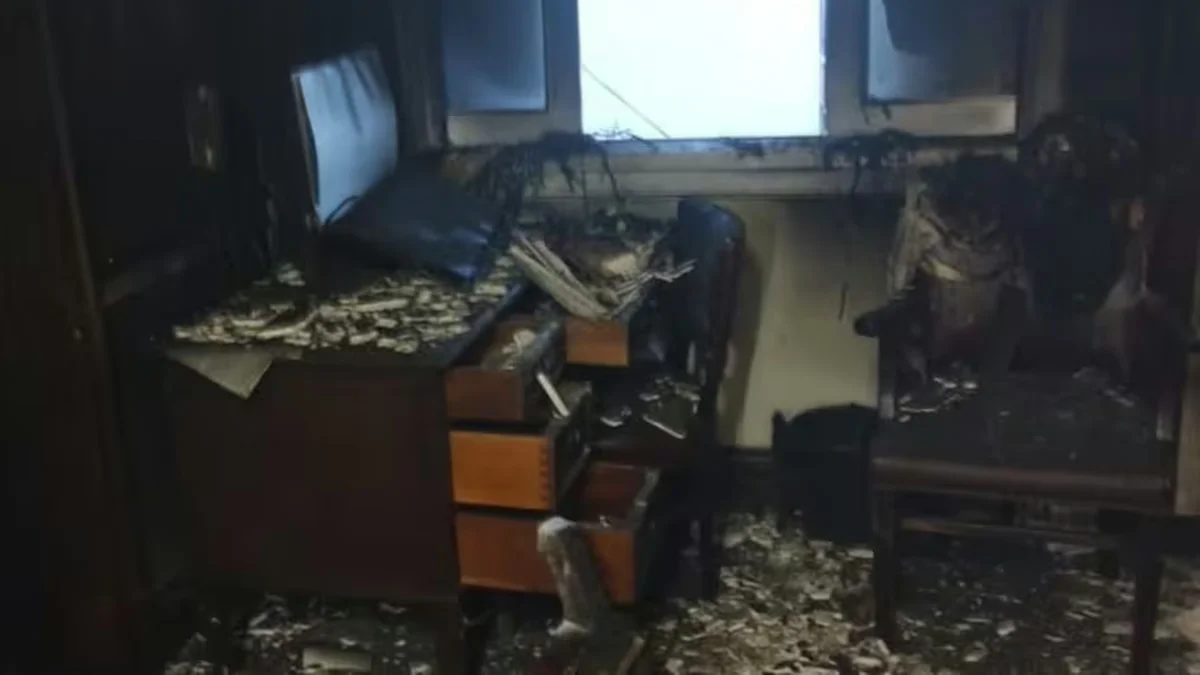 Un incendio en un despacho del cuarto piso del Senado fue sofocado