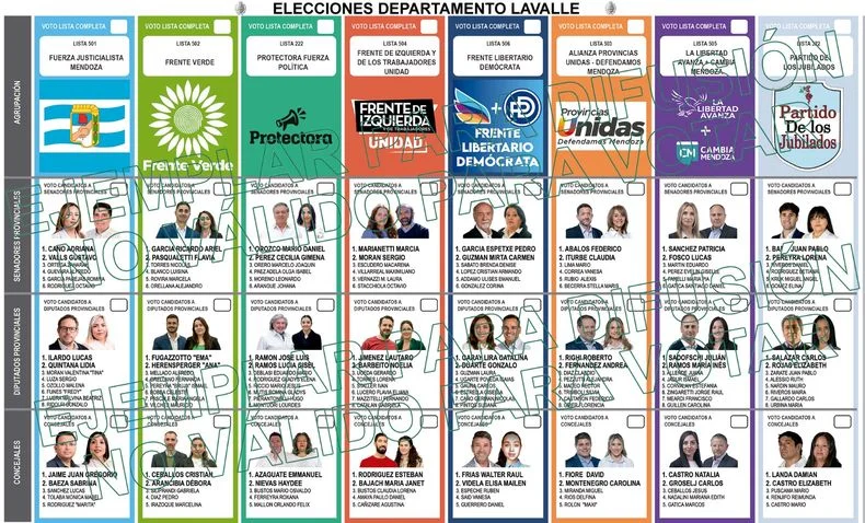 En Lavalle se votan todas las categor&iacute;as.
