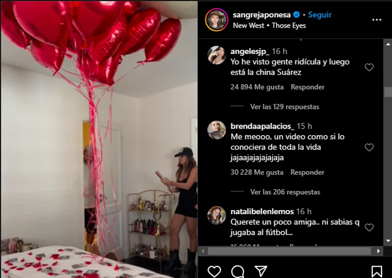 El hate invadi&oacute; el reel de la China Su&aacute;rez