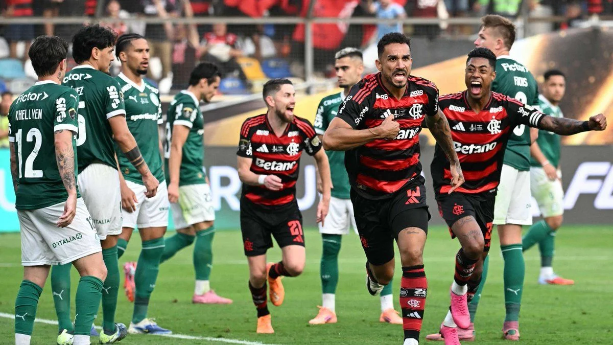 Flamengo derrotó a Palmeiras y se coronó campeón de la Copa Libertadores
